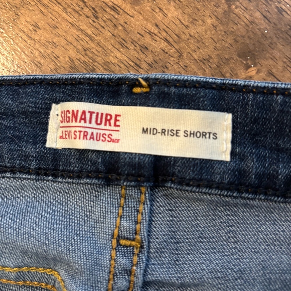 Signature by Levi Strauss Denim rolled cuff shirts size 16 - Picture 6 of 7